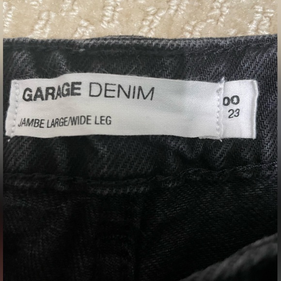 Garage ripped wide jeans size 0 women’s - Picture 3 of 3